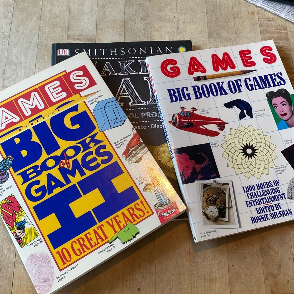NEW Puzzle & Invention Books